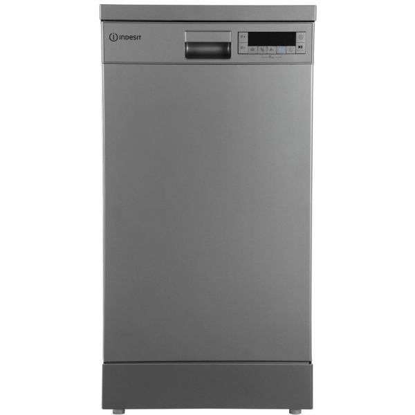 Посудомоечная машина Indesit DFS 1C67 узкая, серый